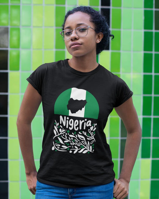 Nigeria (Floral)  | T-shirt