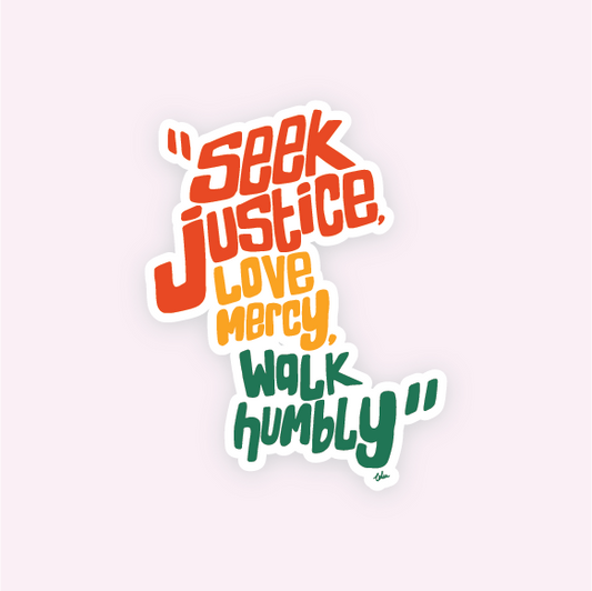 Seek Justice | Vinyl sticker